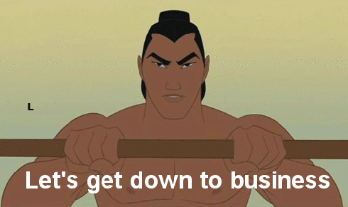 let's get started - mulan